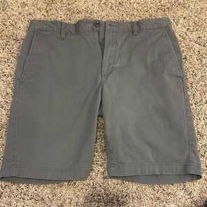 Gray RVCA Week-End Stretch Shorts